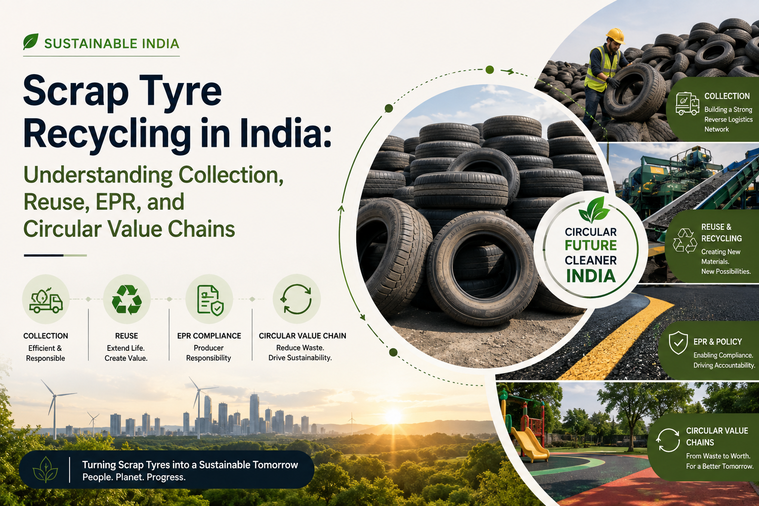 scrap tyre recycling in India